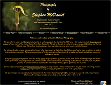 Tablet Screenshot of mcdanielphotography.com